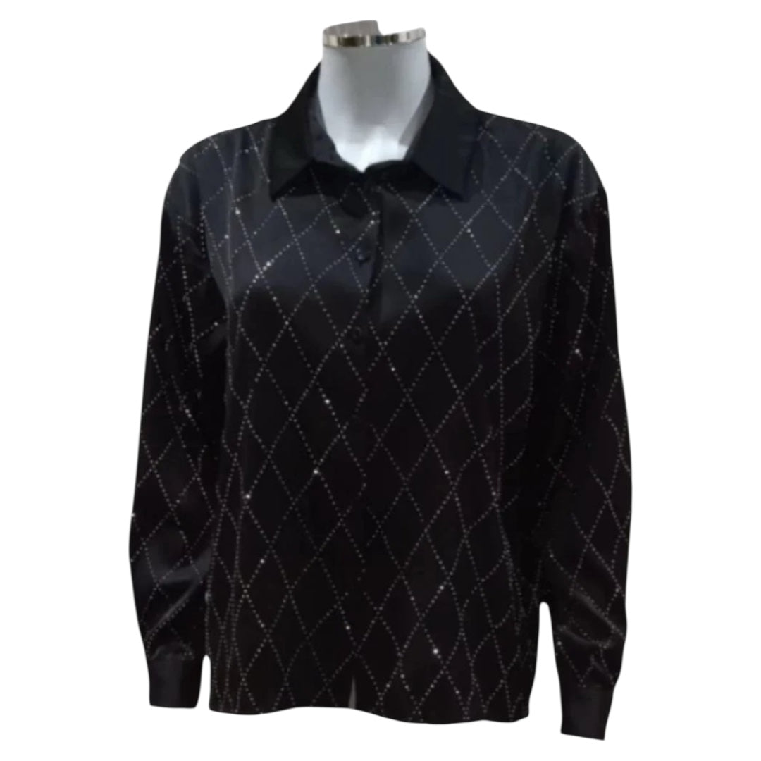 Black Glitter Shirt