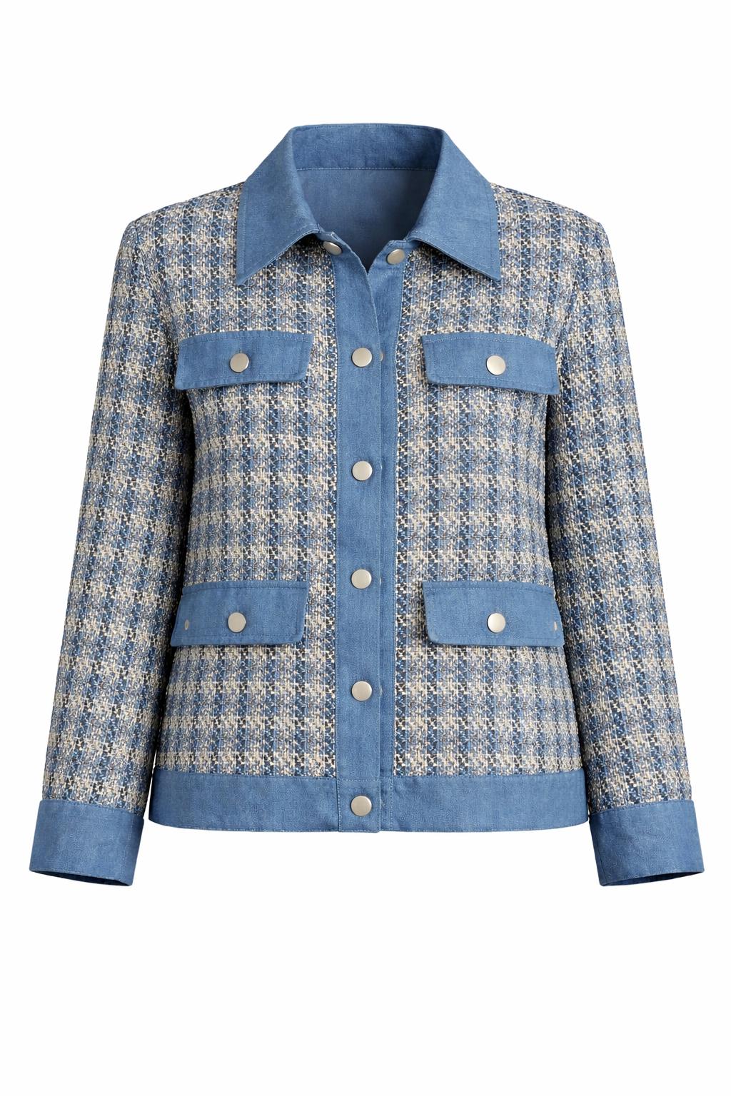 Tweed Denim Jacket