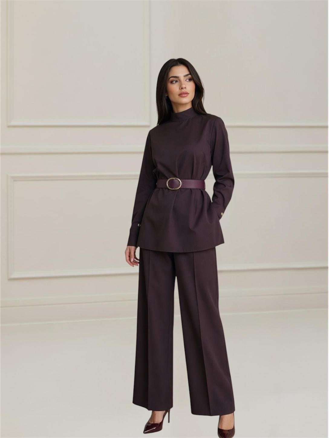 Two piece set / Burgundy