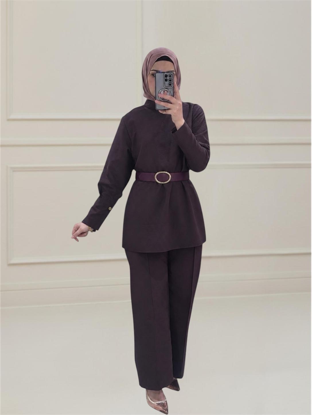 Two piece set / Burgundy