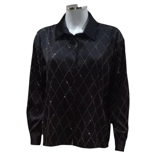 Black Glitter Shirt