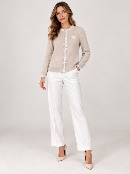 Cardigan/ Beige