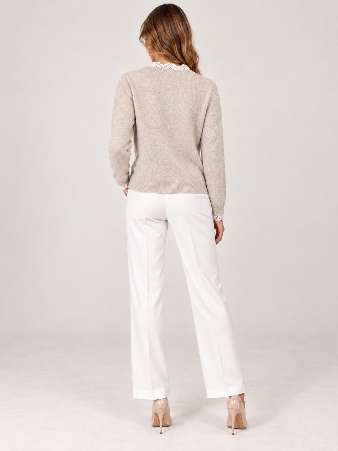 Cardigan/ Beige
