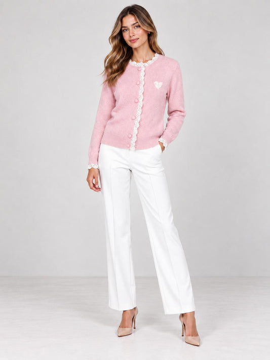 Cardigan/ Pink