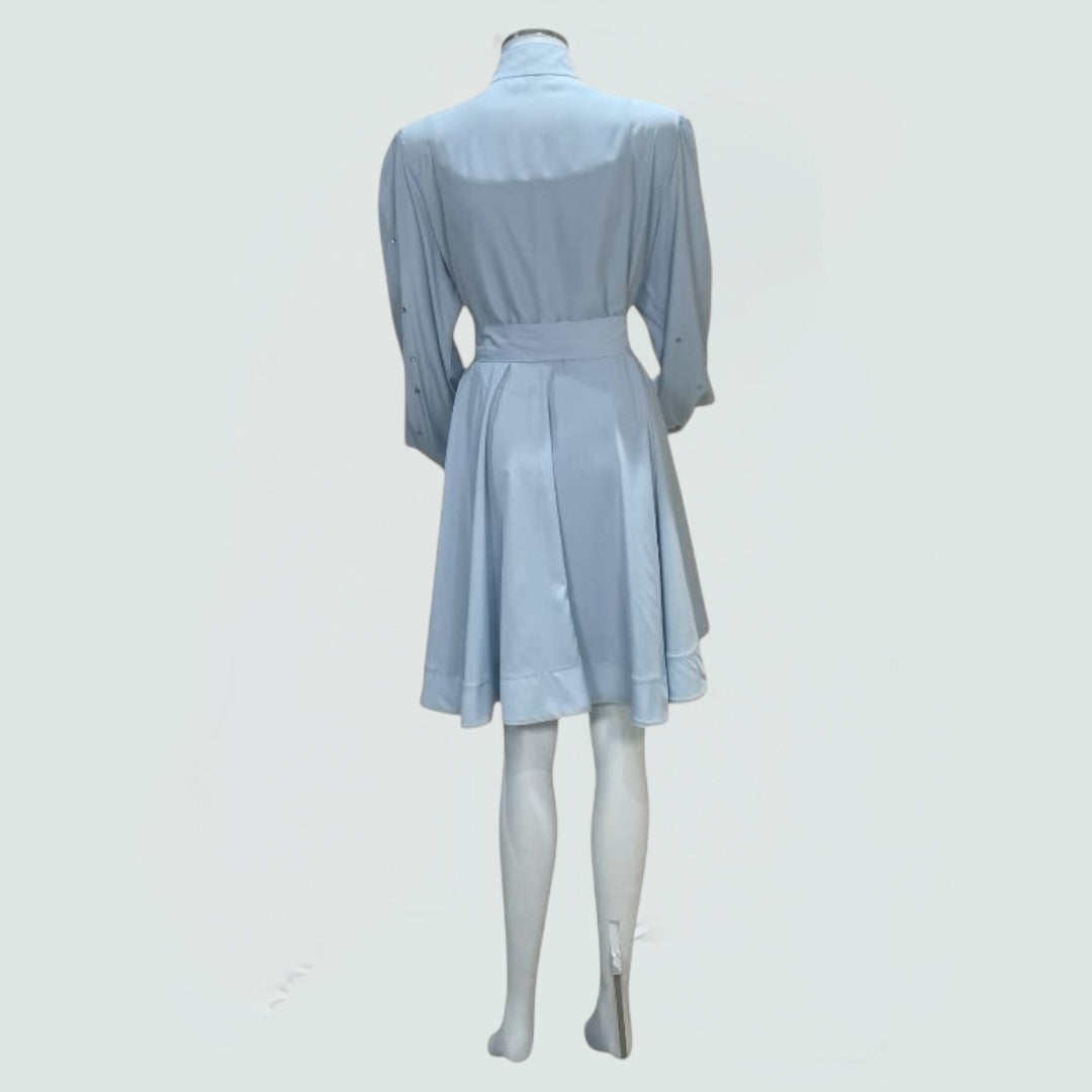 Jewelled Baby Blue Dress