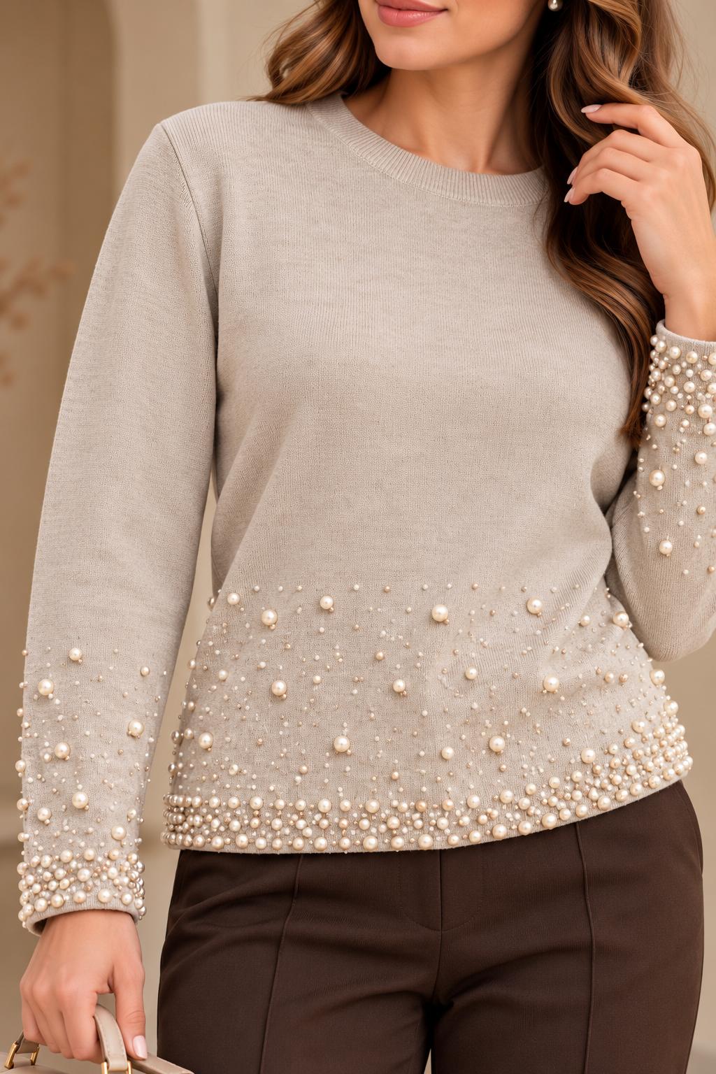 Jumper / Taupe-Beige