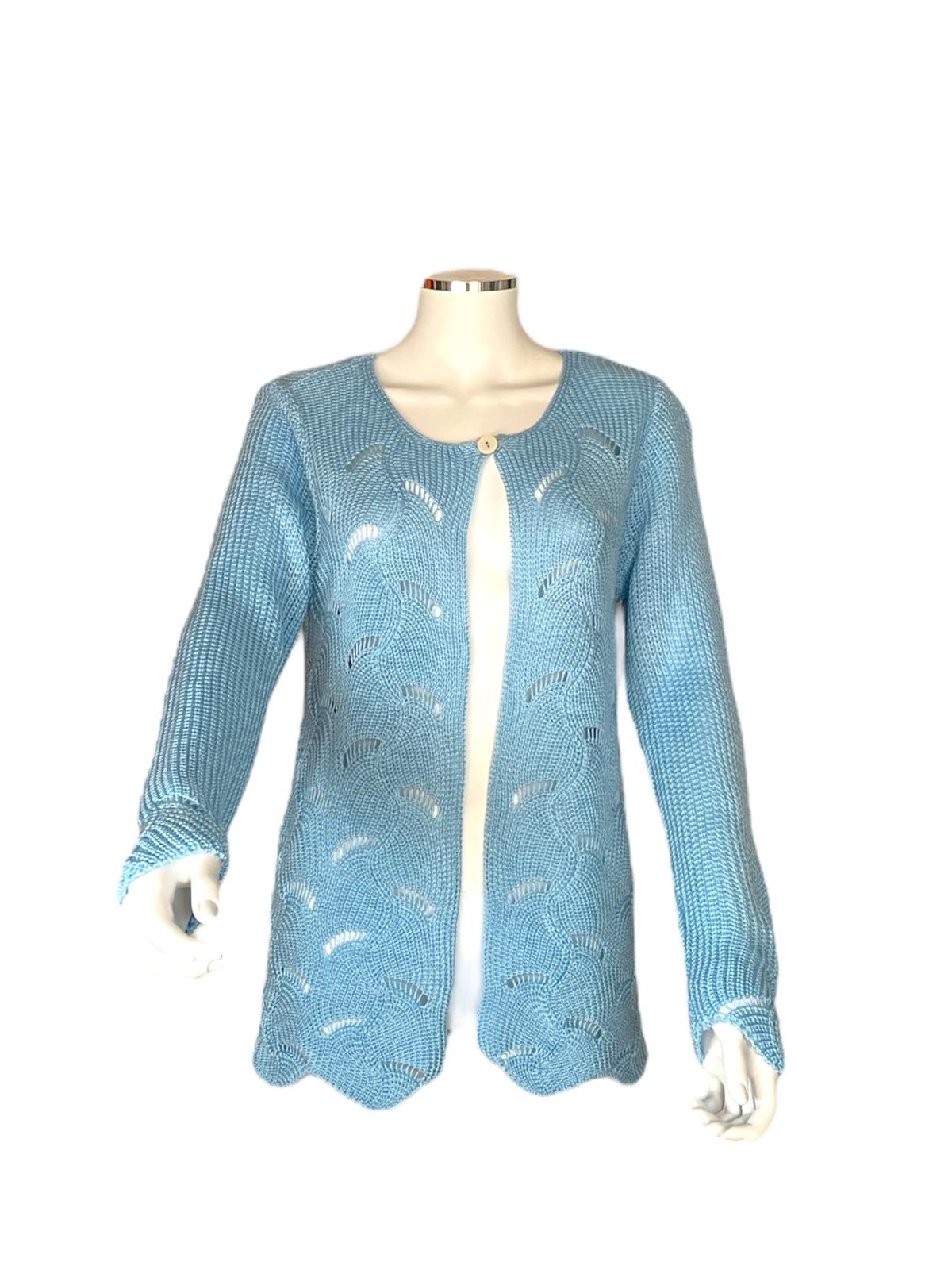 Baby Blue Cardigan Sweater