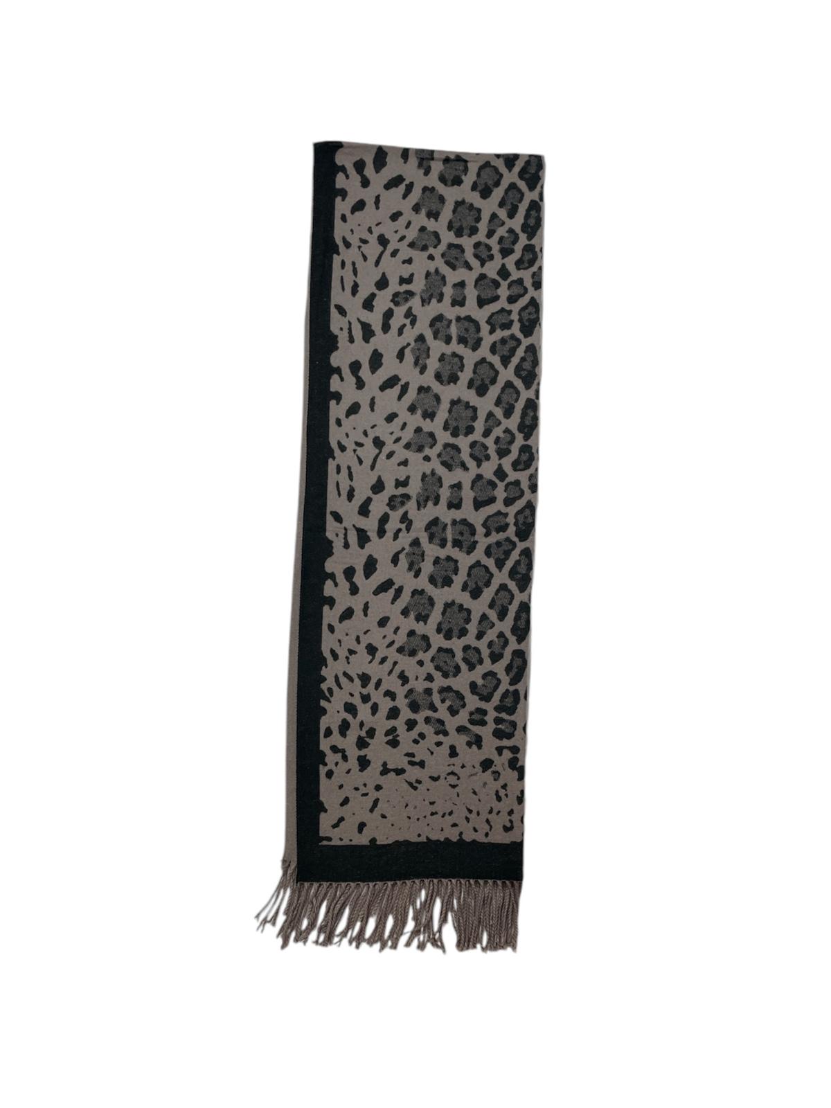 Cheetah-Patterned Cashmere Scarf