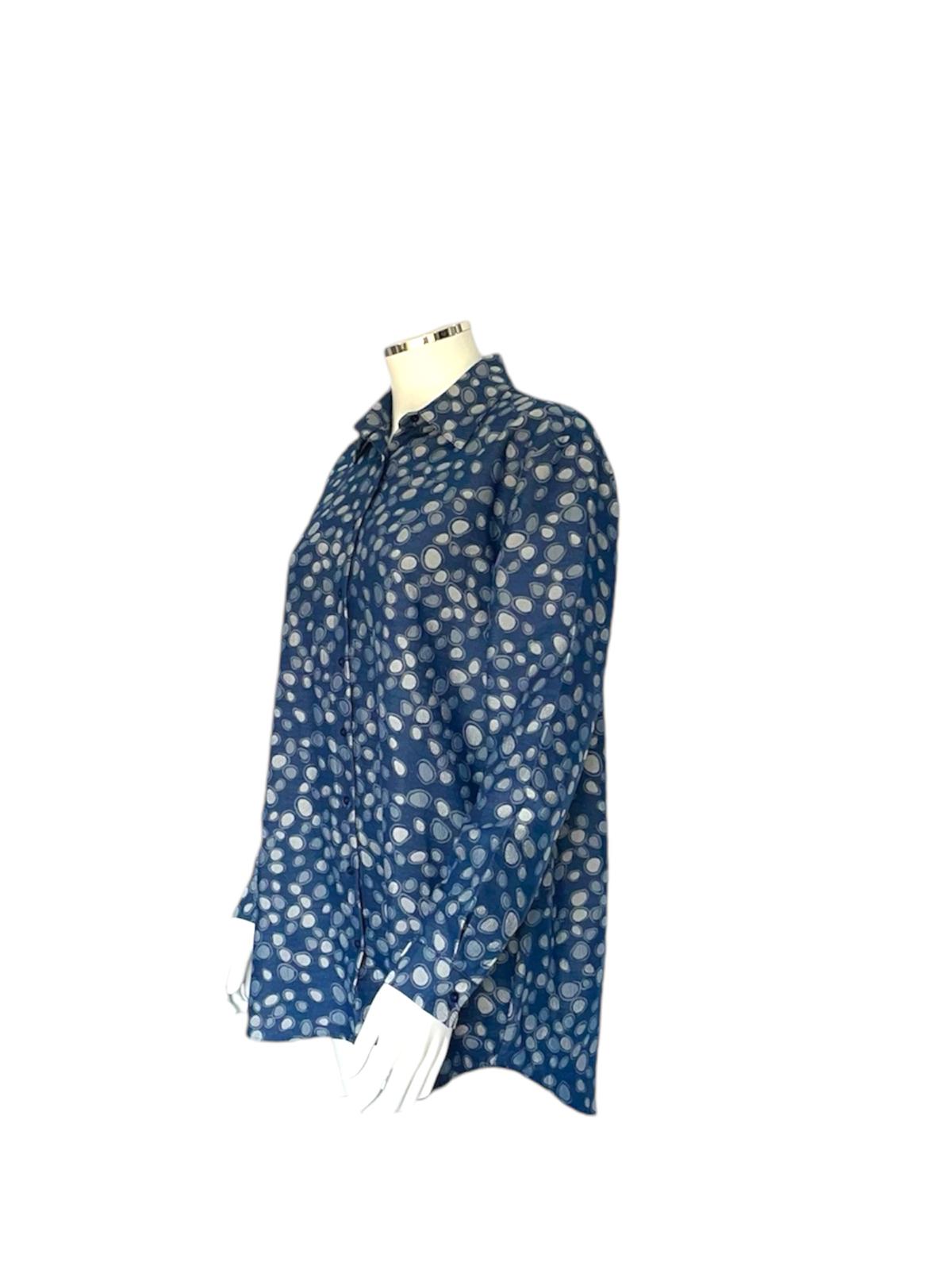 Blue Spotted Shirt