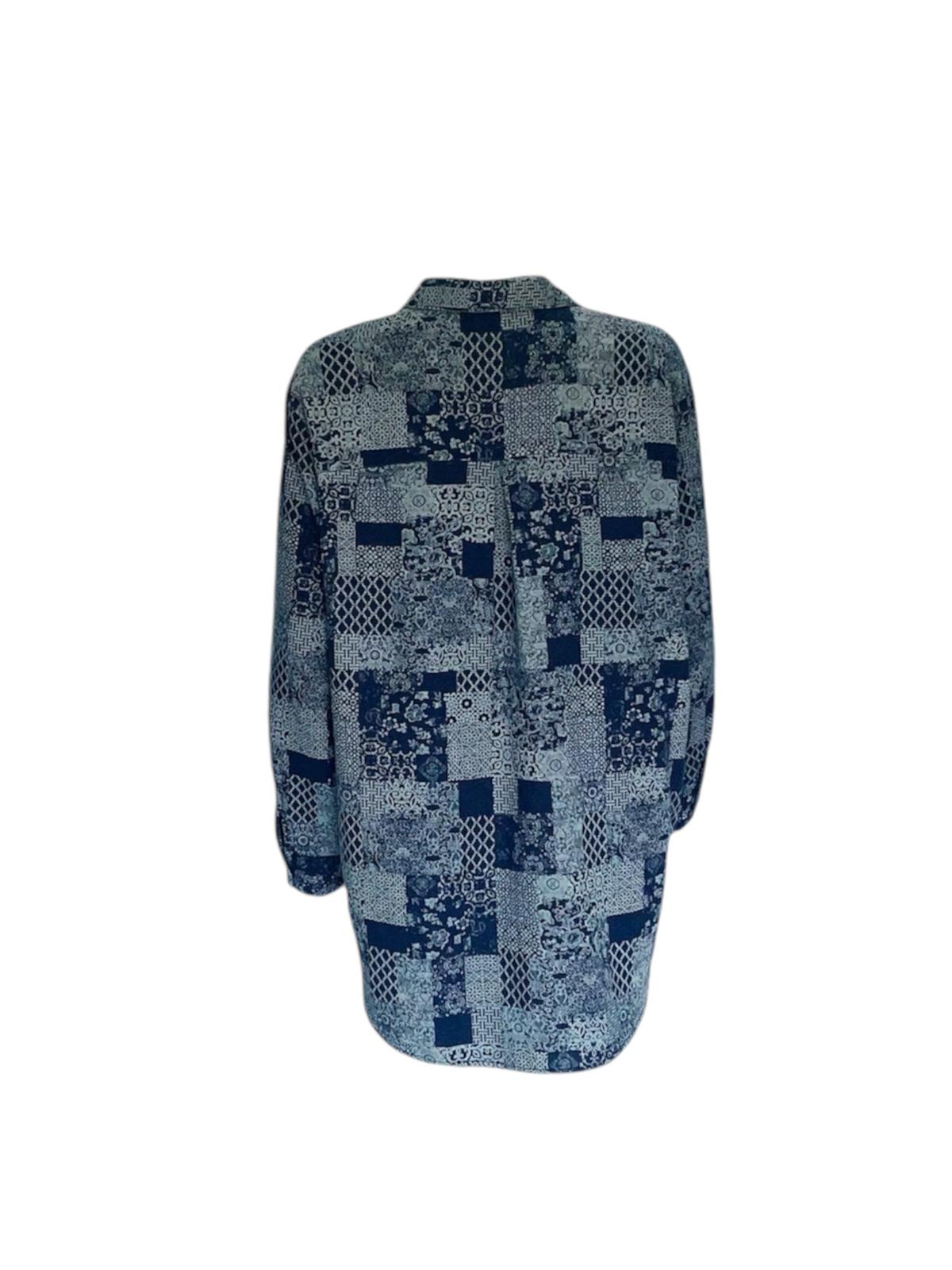 Navy Blue Blocky Shirt