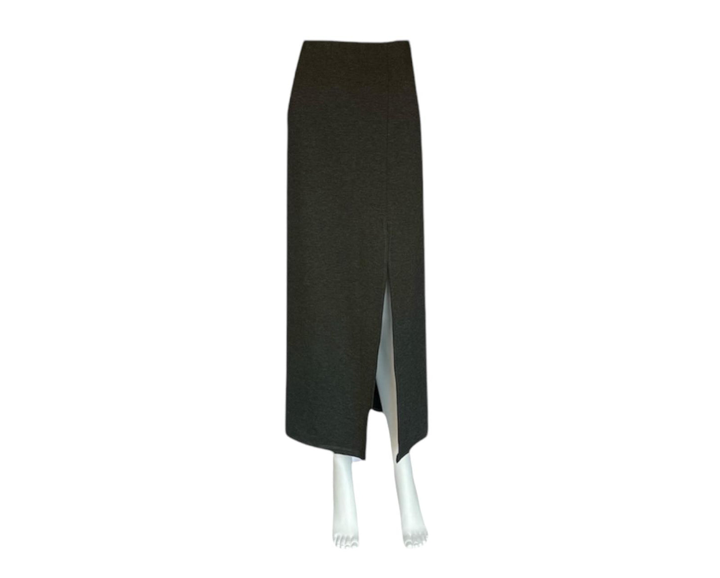 Dark Nvay Slitted Skirt