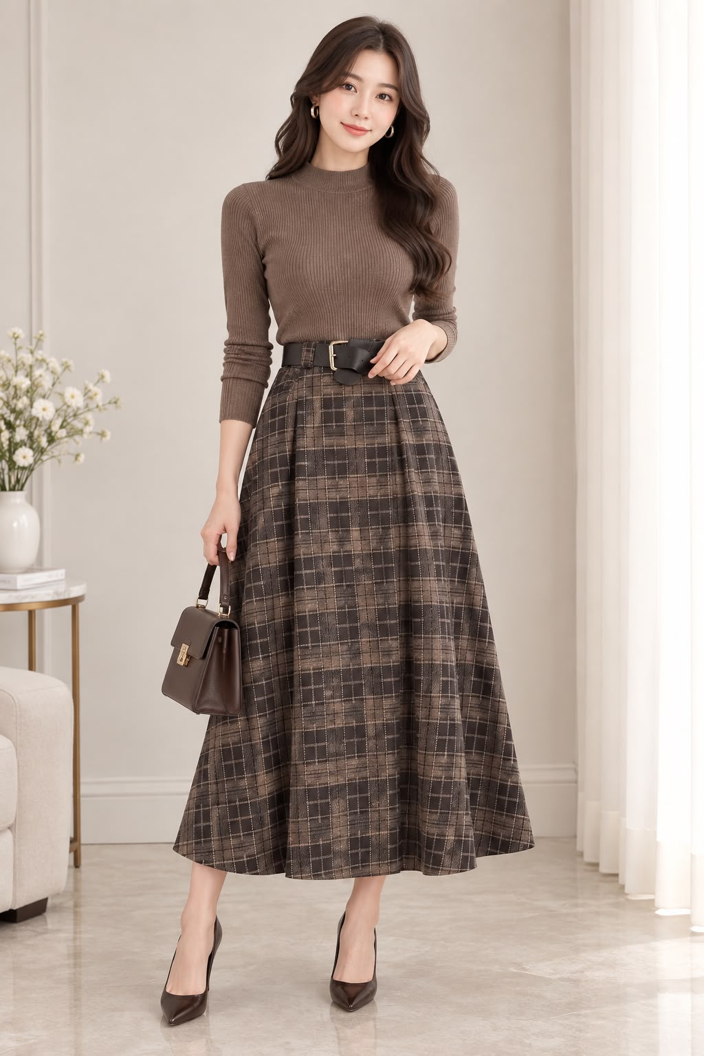 Skirt / Brown