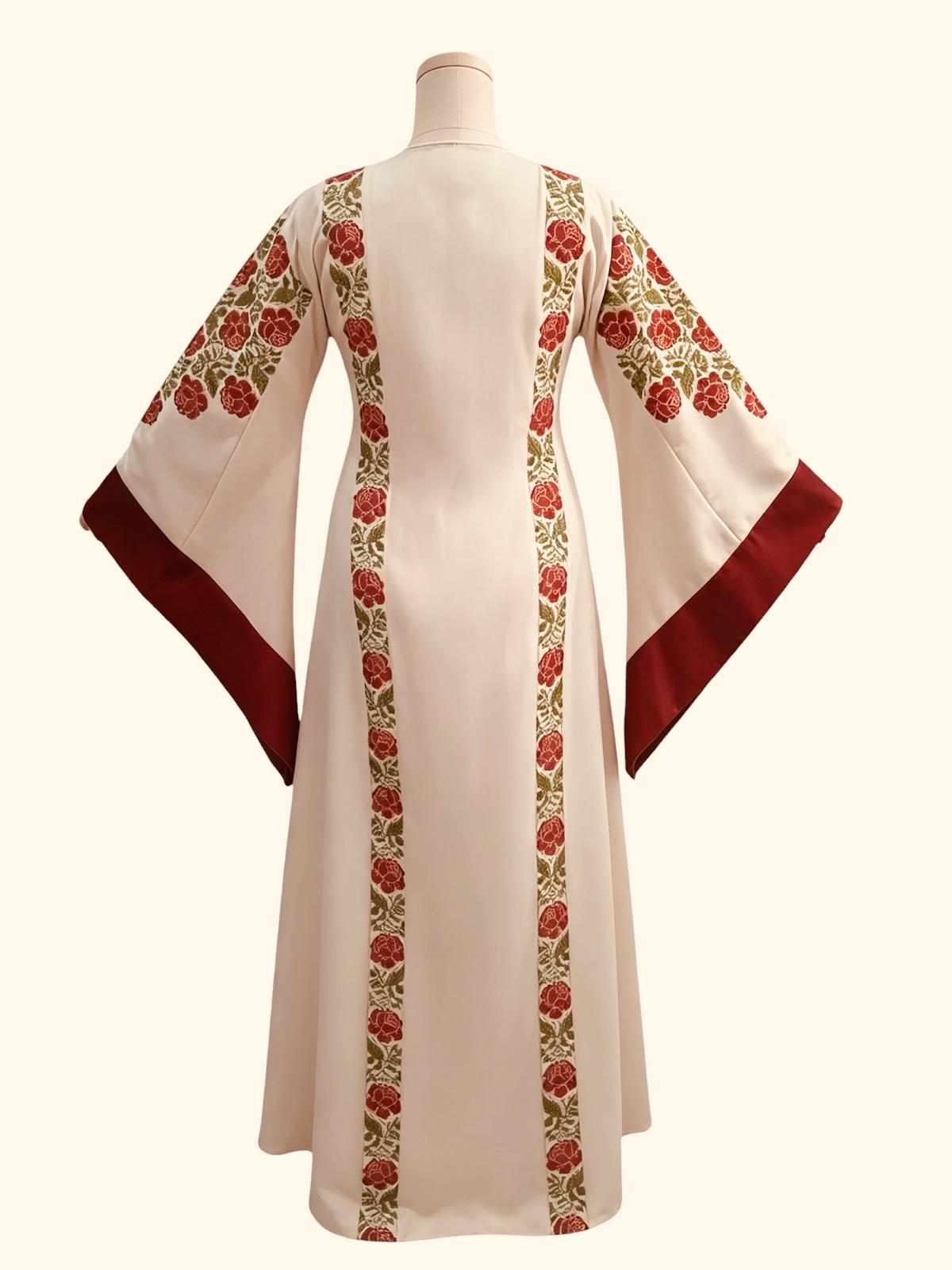 Palestinian Jalabiya/ Ivory