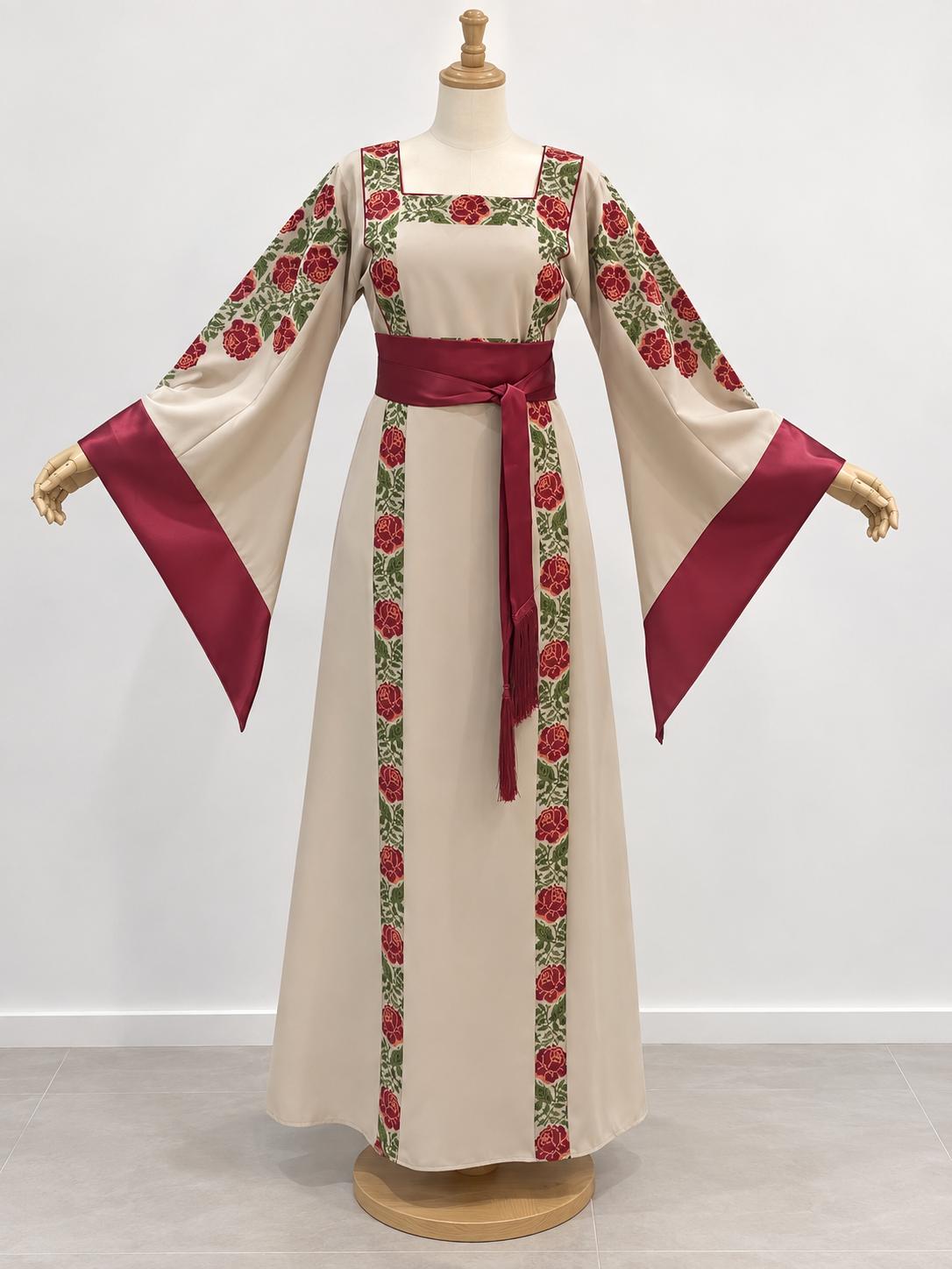 Palestinian Jalabiya/ Ivory